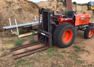 Under Auction (A127) - Kubota L4300DT Reverse Steer Forklift Tractor