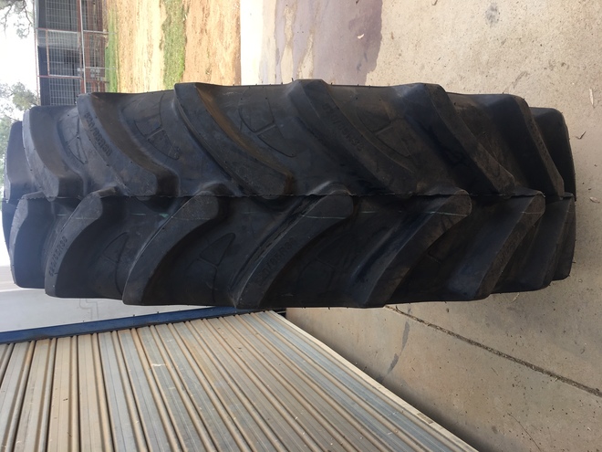 Unused tractor tyre