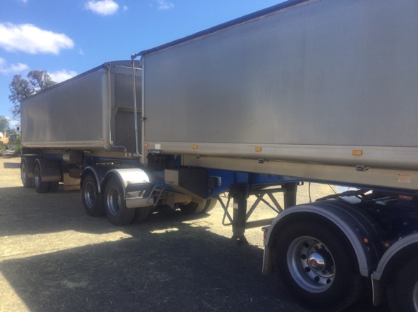 2007 BARRY STOODLEY 19m B Double Tipper Trailers for sale