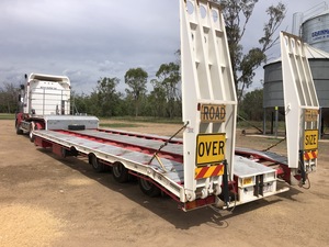 FREIGHTMASTER 47’ Tri Axle Drop Deck Semi Trailer.  2017