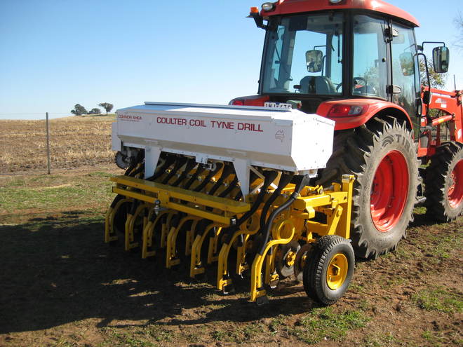 Connor Shea 14 run Coulter Coil Tyne Seed Drill