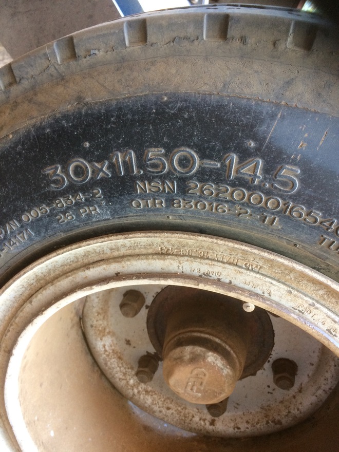 WANTED Aviation tyre 30x11.50-14.5 26ply to suit Chris Grow Mulcher.