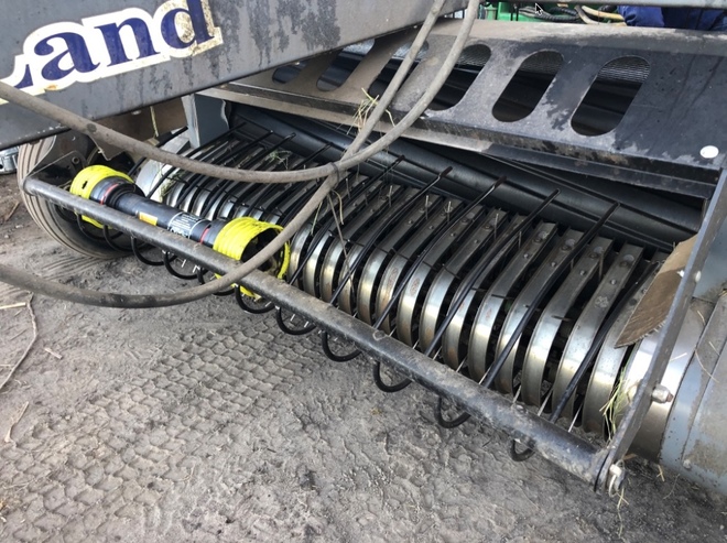 Agland Macerator 6620 with Tedder Rake attachment