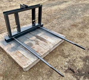 Tractor 3PL Bale Forks 4ft Tynes