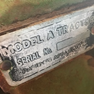 John Deere A Tractor for sale