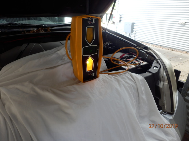 SPECTRA LASERPLANE GRADIO GO 12-970A WIRELESS RECIEVER AND IN CAB DISPLAY UNIT