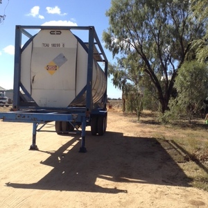 Stainless Steel 24000 L Water Tank & Trailer For Sale