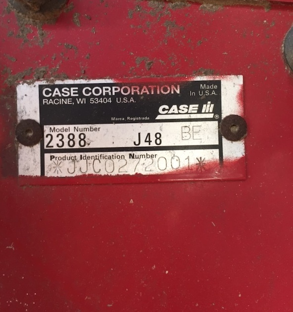 2001 Case IH 2388 with 30ft 1010 Front