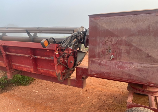 Case IH 2188 Header with 30ft Case 1010 Front