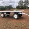 Heavy Duty Farm Trailer 15ft * 7ft tray 4 Single 10.00 R 20 Truck Tyres