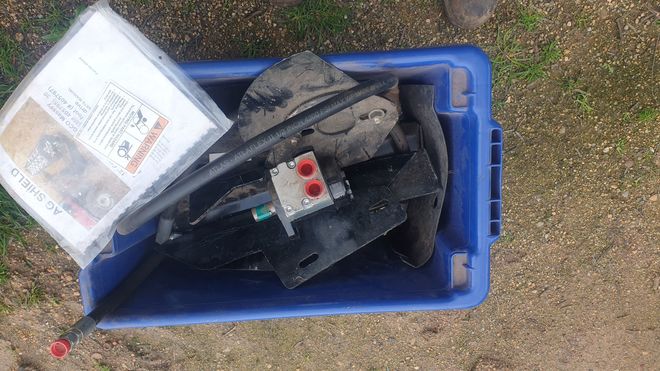 Ag-Shield Upper Cross Auger, Top Auger Kit 30 foot