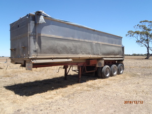 Tri axle Alloy Tipper Trailer