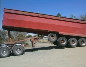 Hamelex White Tri Axle Tipper Trailer For Sale