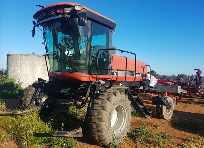 Under Auction - CASE 8870 Windrower - 2% Buyers Premium on all Lots