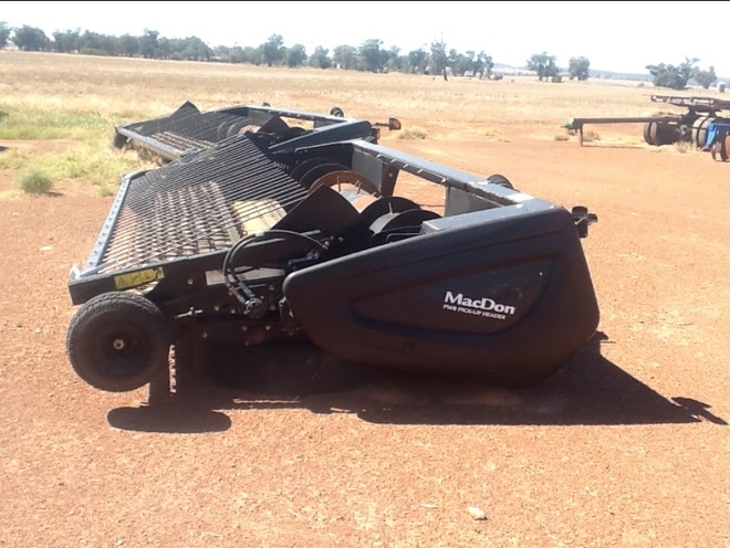 MacDon PW 8 15 ft Pick Up Fronts X2