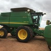 2011 John Deere 9670 Header with 35ft Front & Trailer