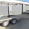 2014 SJA ENGINEERING TRI AXLE  CAR & BOAT CARRYING TRAILER DESIGNED FOR A MOTORHOME