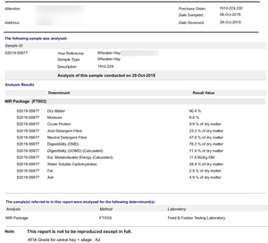 250mt Wheaten Hay 650kg 8x4x3 Bales