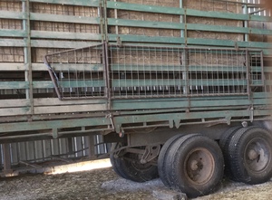 40 foot trailer with double stock crate