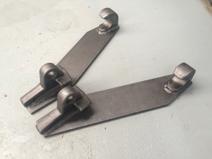 Euro Hitch Blanks / Mounting Plates for FEL Tractor - Pair New in Stock