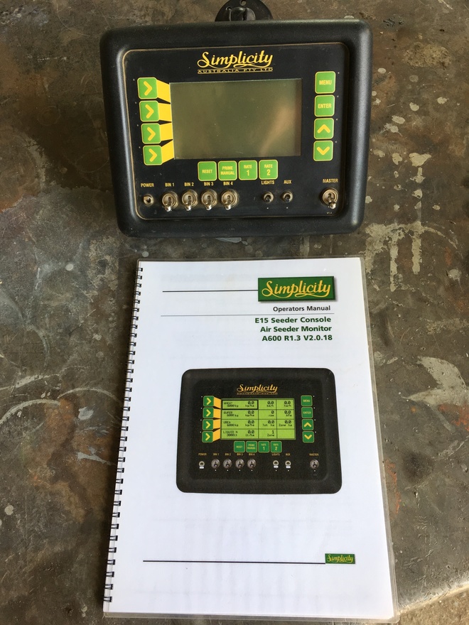 Simplicity Air Seeder Monitor