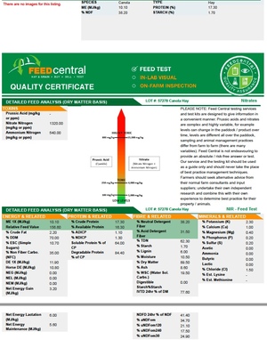 100mt Canola Hay 8x4x3 Bales 'New Season'