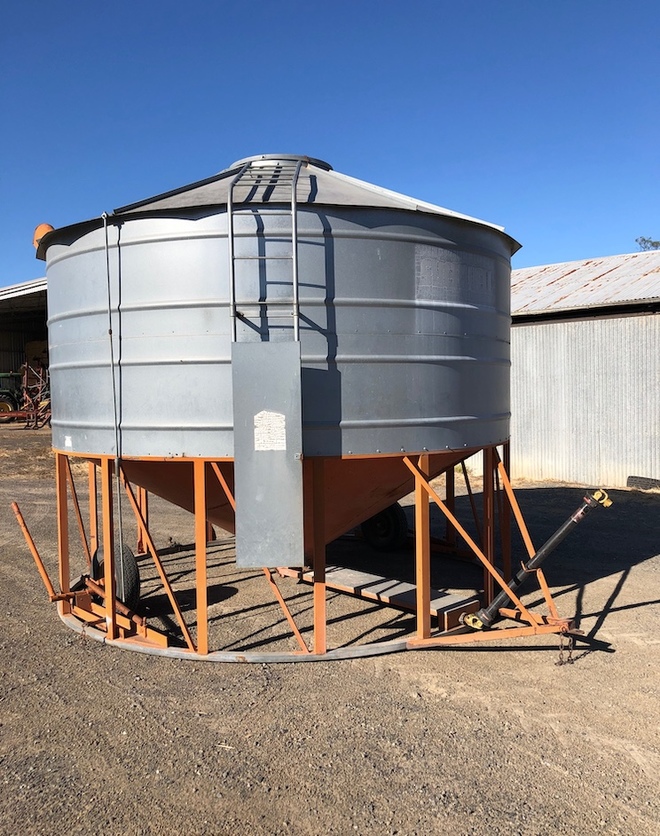 28 tonne Sherwell 1411D PTO Field Bin