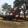 Big square bale stacker
