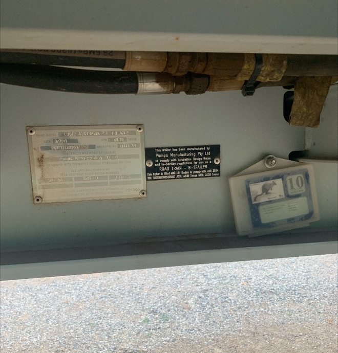 2016 Lusty Pumpa Drop Deck Trailer For Sale w Ramps Only done 50,000Km