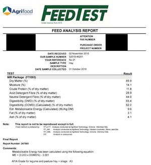 70mt Canola Hay 550-600kg 8x4x3 Bales