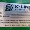 K-line 2900 Speed Tiller