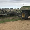 John Shearer Air seeder with chamberlain 667 Box For Sale