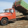 Dodge 575 Tray Truck with Hoist