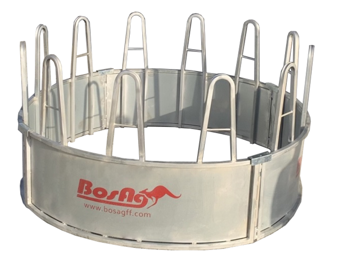 6 x New Sheeted Round Bale Feeders - 2% Buyers Premium On All Lots