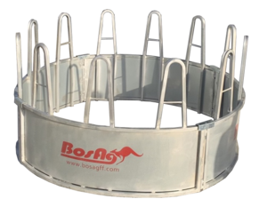 6 x New Sheeted Round Bale Feeders - 2% Buyers Premium On All Lots