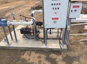 PUMP- twin 3 phase on skid