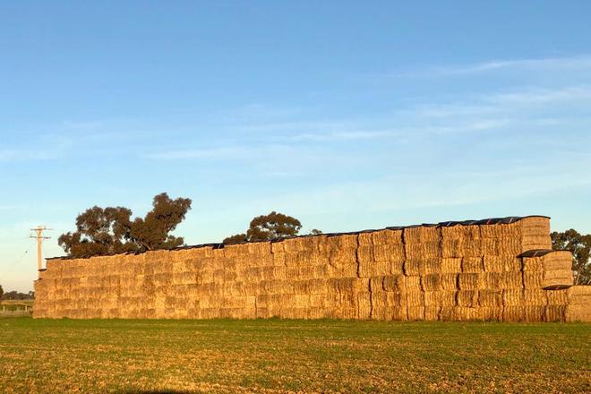 Wheaten Hay 8x4x3 Bales ($230 per ton delivered Kyabram)