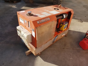 Kubota GL9000 10KVA Skid Mount Generator