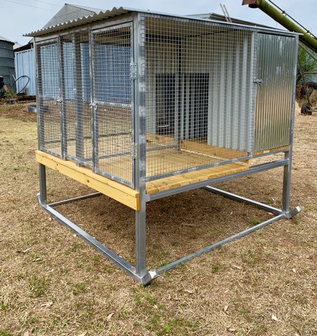Dog Cage/Kennel - Two bay