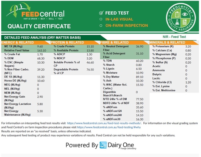Quality Sub Clover, 5x4 Rounds, Net Wrap