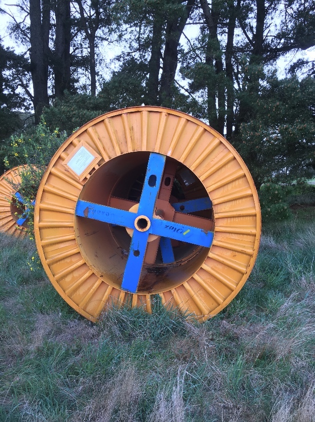 Steel Cable Drums x 5