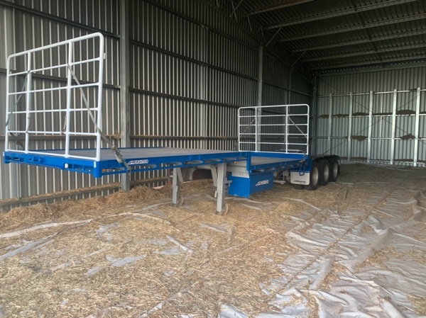 2006 Freighter Tri-Axle Drop Deck Lead Trailer