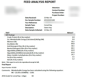 400mt Oaten Hay 660kg 8x4x3 Bales