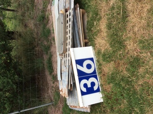 (A129) - 14 Used Iron Sheets x 6 Ft