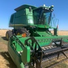 2004 John Deere 9660 STS Rice Spec 4WD Header with 25ft Draper Front & Trailer