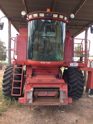 2000 Case IH 2366 Header with Case 1010 25ft Front