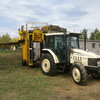 Grape Harvester/Pre-pruner package with tractor