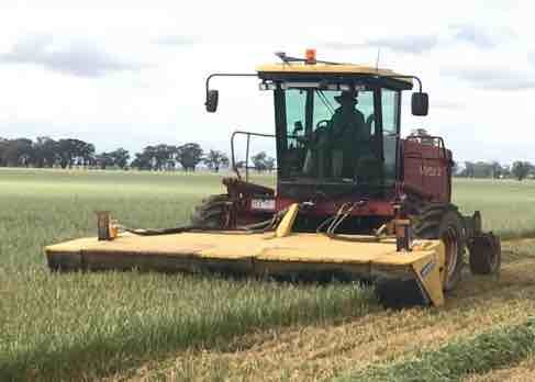 New Holland HW340 Windrower