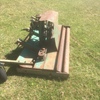 Kaye Finishing Mower 6' Wide 4 Disc with Twin Roller