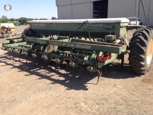 John Shearer TCD 27 run seed drill 